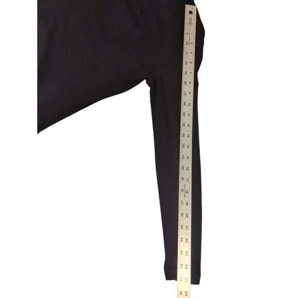 Lauren Ralph Lauren | Women’s Medium Black Ribbed Mock Neck Sweater Pullover - Picture 5 of 8